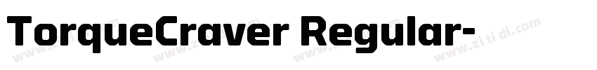 TorqueCraver Regular字体转换